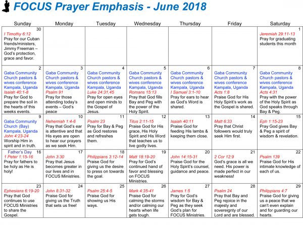 FOCUS-Prayer-Calendar-June-2019 – Focus Ministries